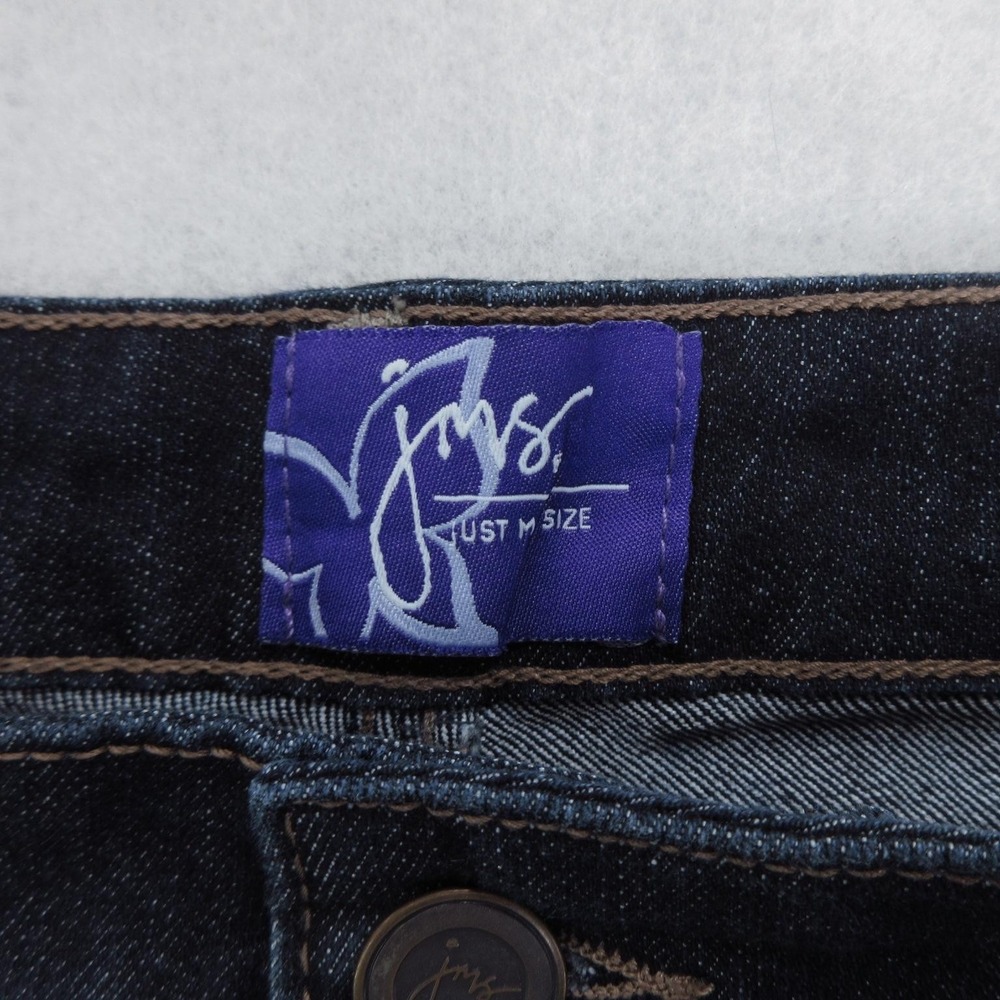 Just My Size Classic Fit Straight Jeans Womens 20W Blue High Rise Stretch Denim - Picture 3 of 15